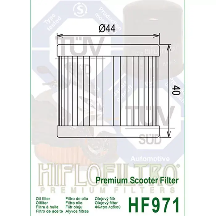 Hiflo Ölfilter HF971 Neu Im Sortiment