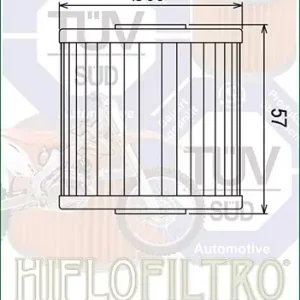 Beliebt Hiflo Ölfilter HF123 passend für Kawasaki Modelle