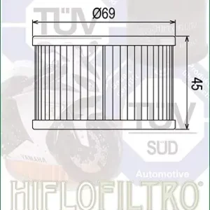 Neu Hiflo Ölfilter HF111 passend für Honda Motorräder