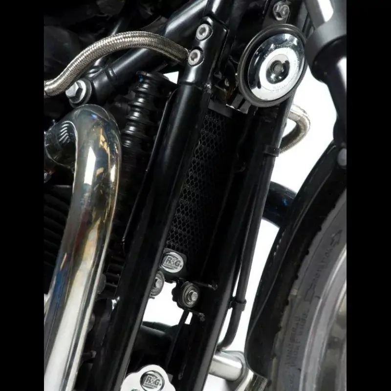 Preiswert R&G Racing Kühlergitter Ölkühler passend für Triumph Scrambler