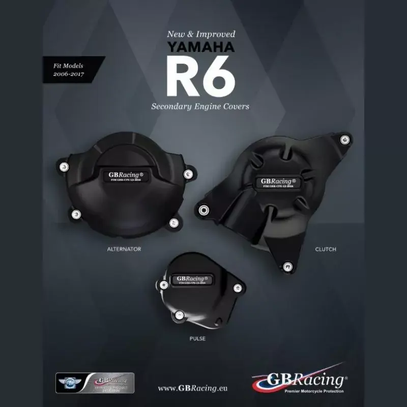 GB Racing Motor Protektor Set passend für Yamaha YZF R6 ab 2006 Sofort Bestellen