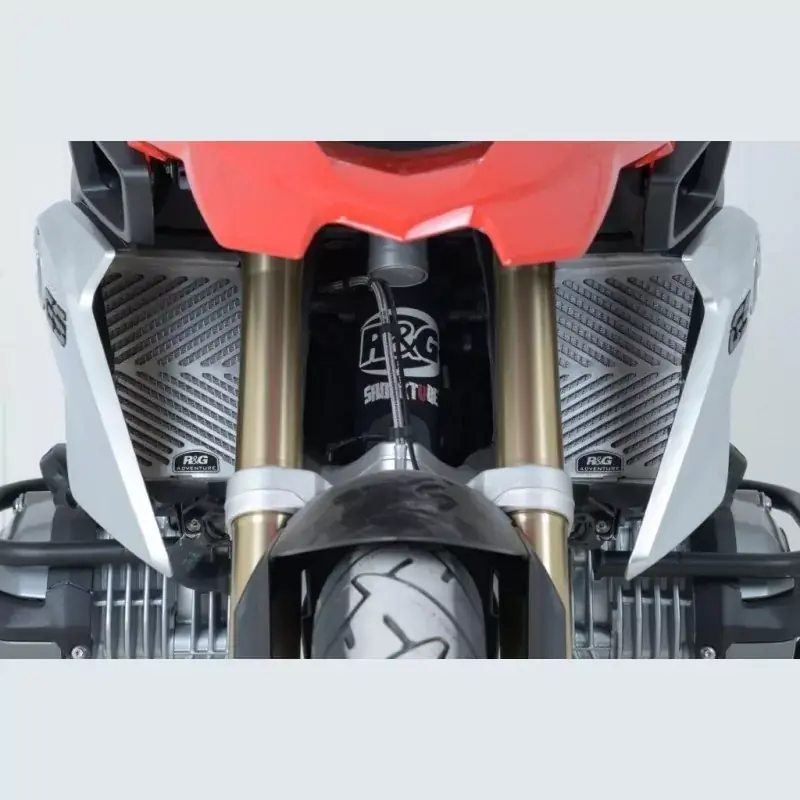 Neue Kollektion R&G Kühlergitter Set Edelstahl passend für BMW R 1200 GS / R 1250 GS / R 1250 RT