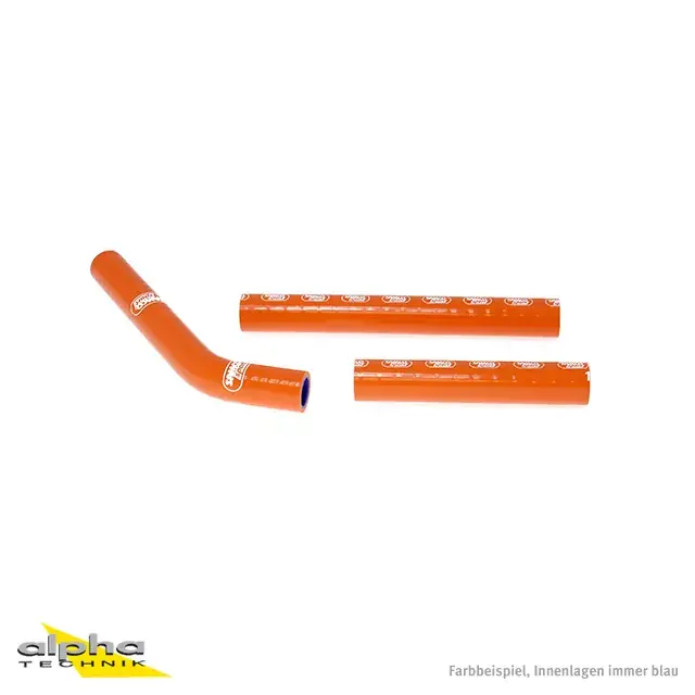 SAMCO SPORT Siliconschlauch Kit orange passend für KTM 125 SX 144 SX 2007-2010 Expressversand
