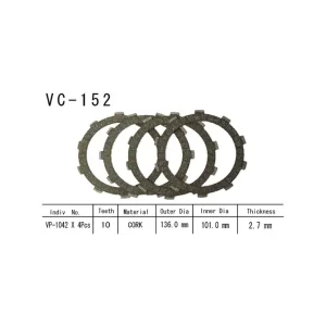 Vesrah Kupplungslamellen-Kit passend für Honda XL250S (1978-1981) Meistverkauft