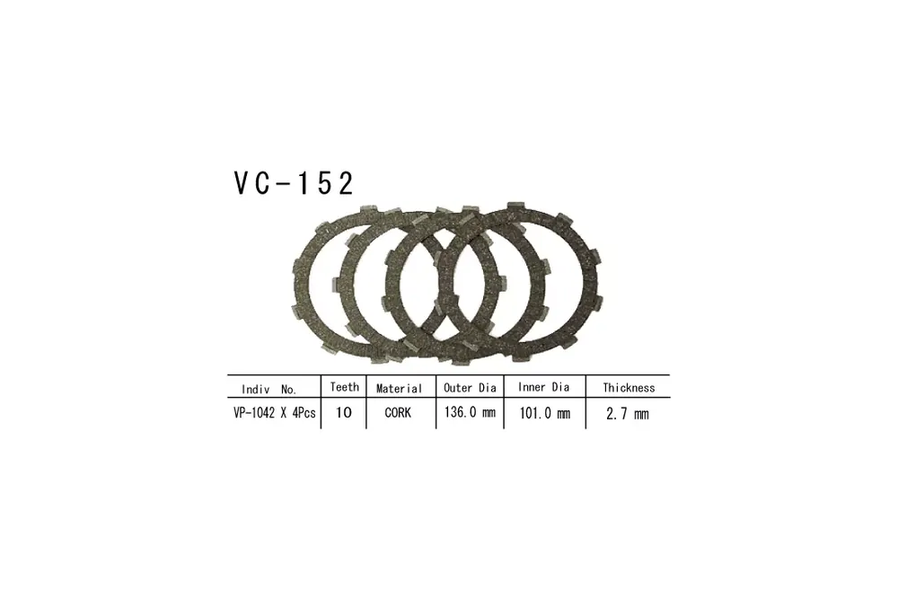Vesrah Kupplungslamellen-Kit passend für Honda XL250S (1978-1981) Meistverkauft