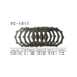 Gratis Versand Vesrah Kupplungslamellen-Kit passend für Honda