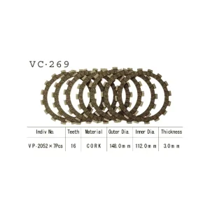 Vesrah Kupplungslamellen-Kit passend für Yamaha Billig