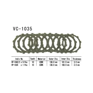 Knallerangebot Vesrah Kupplungslamellen-Kit passend für Suzuki