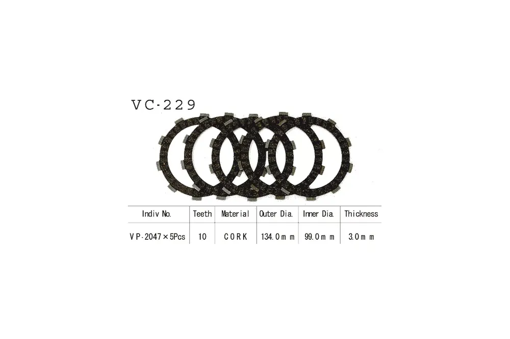 Neuheit Vesrah Kupplungslamellen-Kit passend für Yamaha