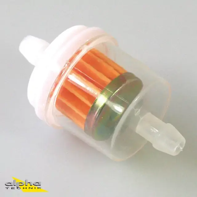 Benzinfilter aus Kunststoff groß, Anschluss 6 mm Neue Kollektion