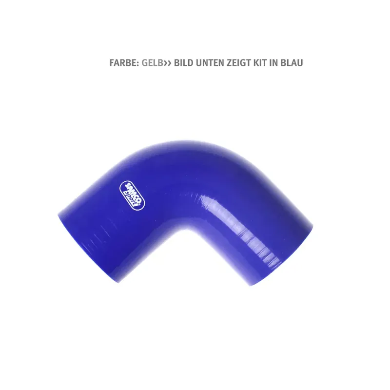 Samco Siliconschlauch 90° Standard Bogen Gelb Sofort Bestellen