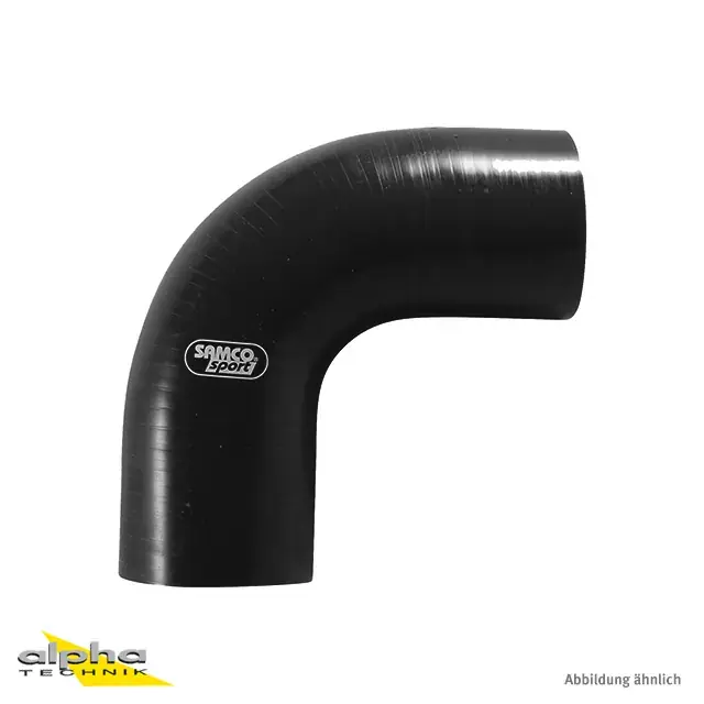 Samco Siliconschlauch 90° Standard Bogen schwarz Must-Have