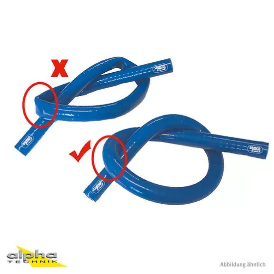 SAMCO SPORT Siliconschlauch Xtraflex blau Innendurchmesser 20 mm Expressversand
