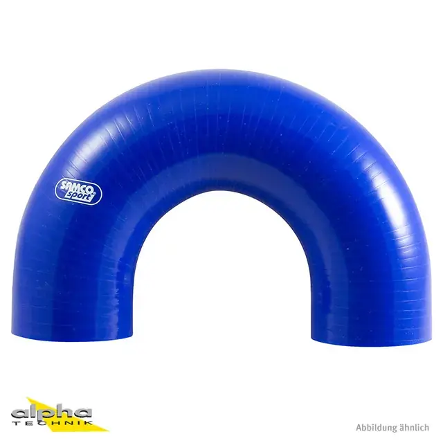 Samco Siliconschlauch 180° Bogen U-Form blau Sichere Zahlung
