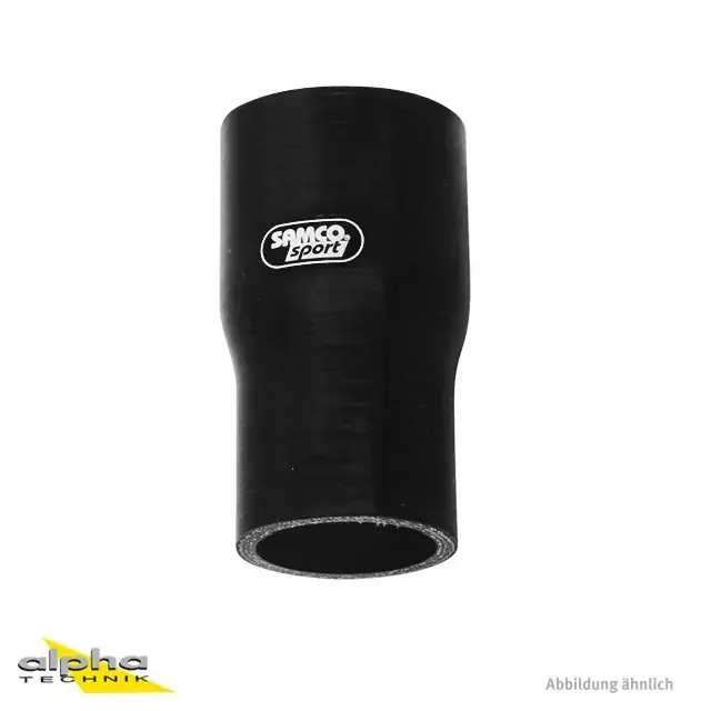 SAMCO SPORT Siliconschlauch Reduzierstück 25mm auf 22mm Schwarz Knallerangebot