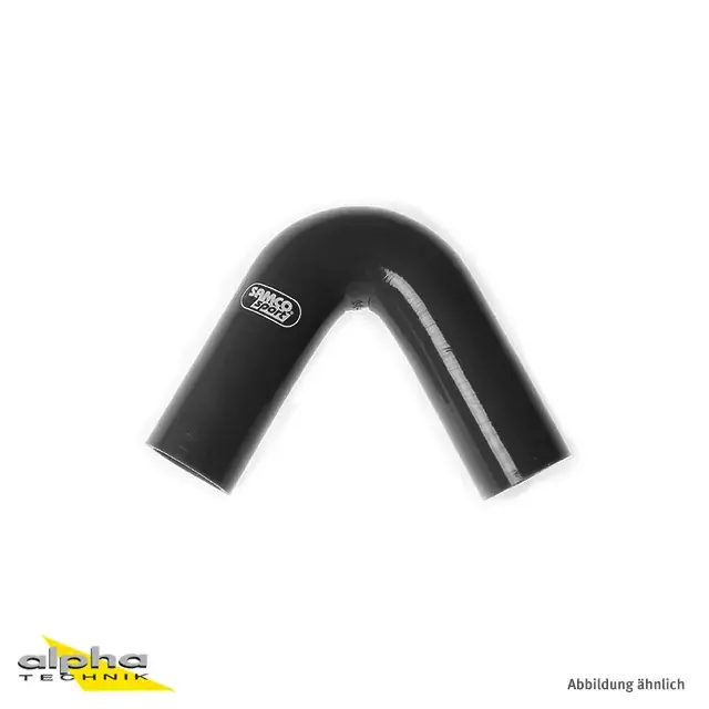 Neue Ware Samco Siliconschlauch 120° Standard Bogen schwarz
