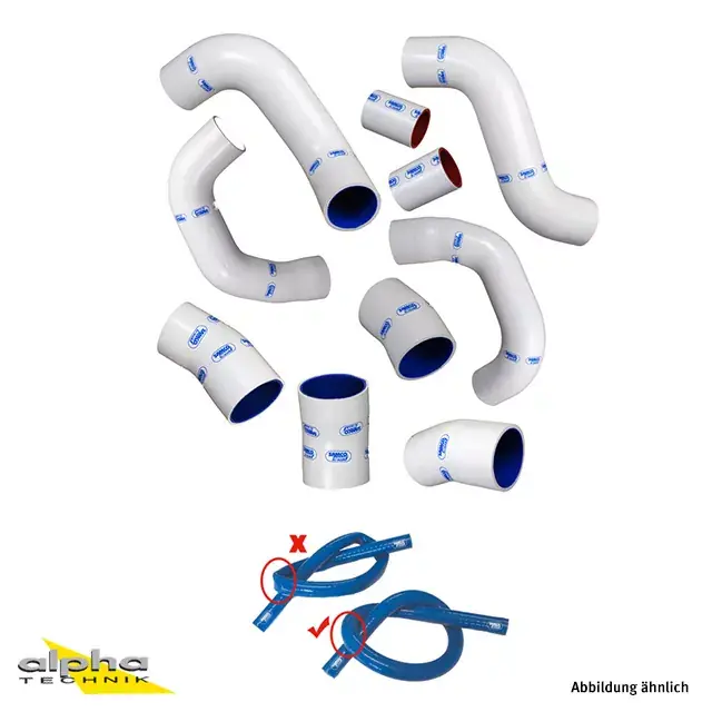 SAMCO SPORT Siliconschlauch Xtraflex Weiß Innendurchmesser 11 mm Echt