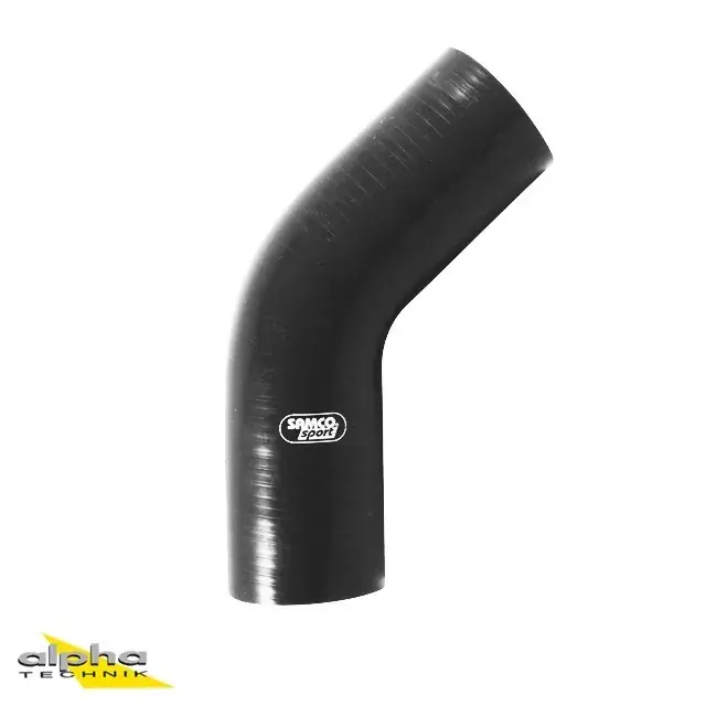 Samco Siliconschlauch 45° Reduzierstück 60-55 mm schwarz Mega-Angebot