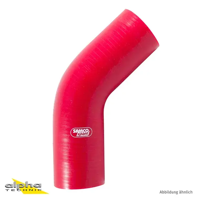 Top-Seller Samco Siliconschlauch 45° Standard Bogen rot
