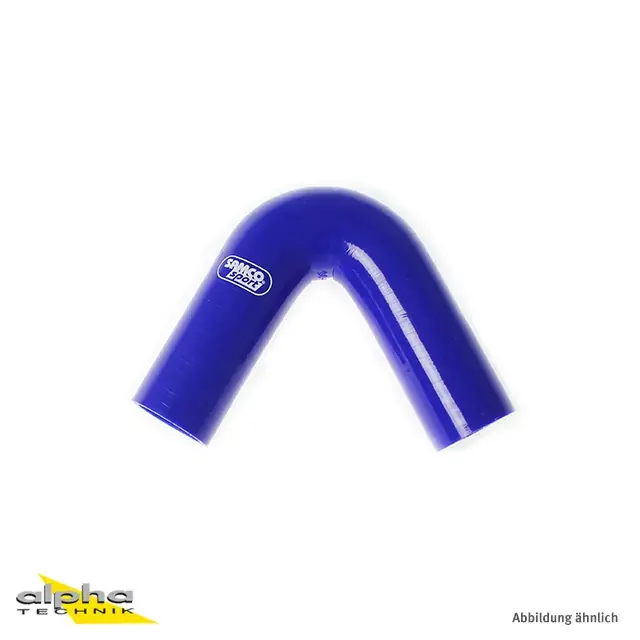 Neue Ware Samco Siliconschlauch 120° Standard Bogen blau