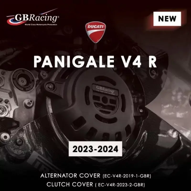 Must-Have GB Racing Motor Protektor Set passend für Ducati Panigale V4 R 2023-2024