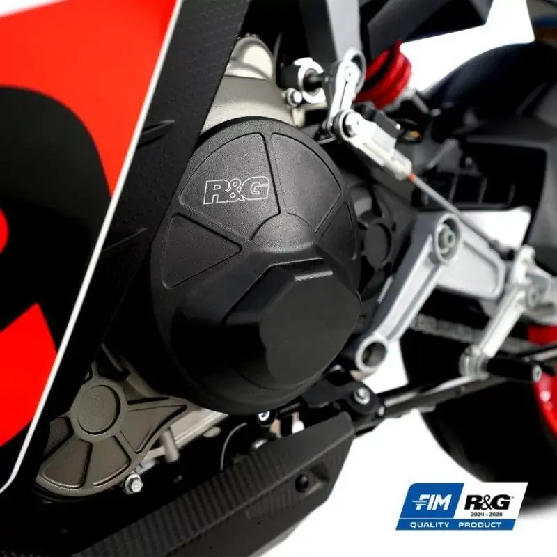 Solange Der Vorrat Reicht R&G FIM PRO Aluminium Motor Protektor Set passend für Aprilia RS 660 & Tuono 660 (2021–2024)