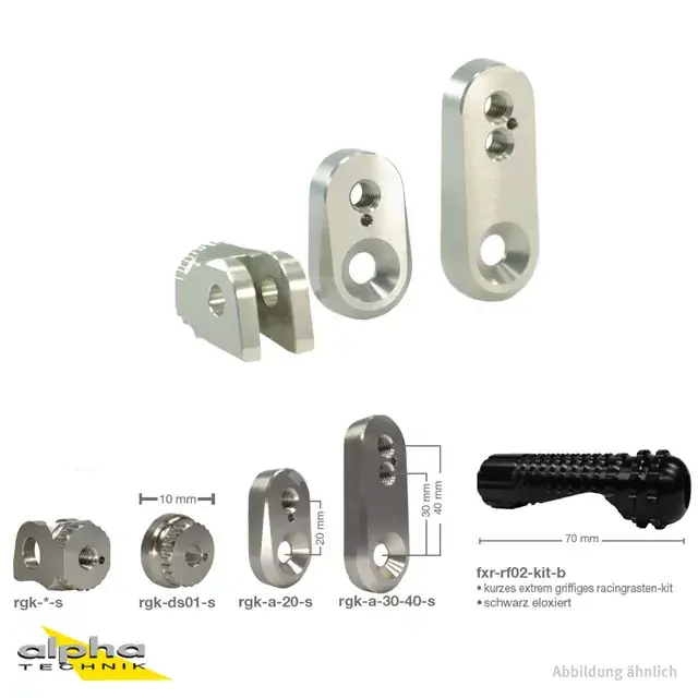 Super-Preis GILLES RGK2 Verbreiterungs Kit 10 mm silber