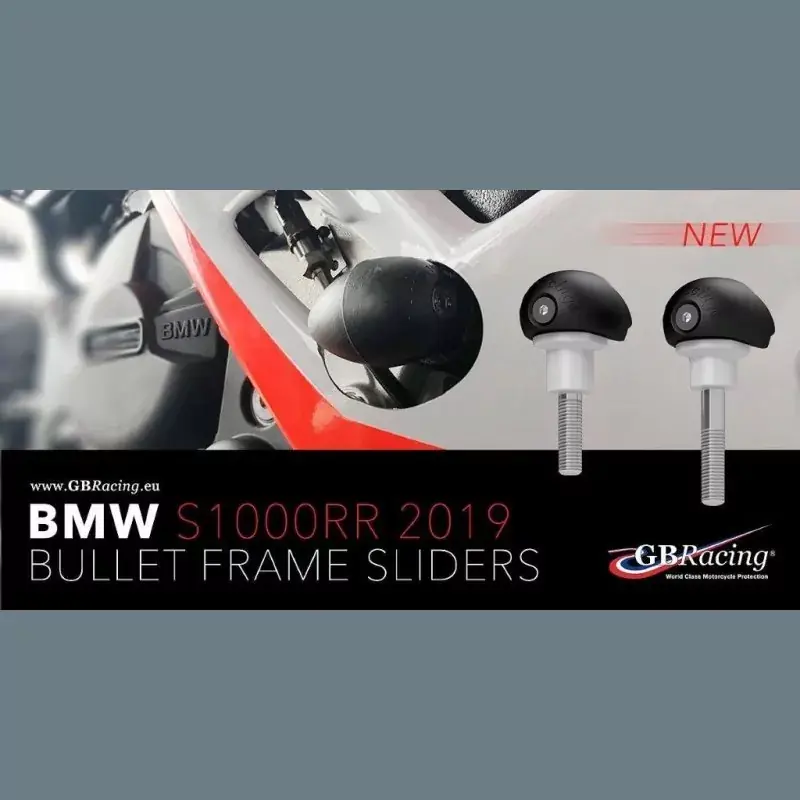 Heißes Angebot GB Racing Bullet Frame Slider Set passend für BMW S 1000 RR 2019 - RACE