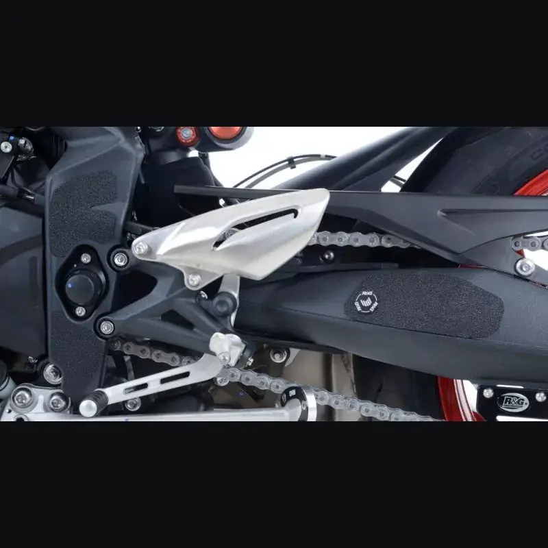 Gratis Versand R&G Eazi-Grip Stiefel Schutz Pads passend für Triumph Street Triple 675 / R / RX