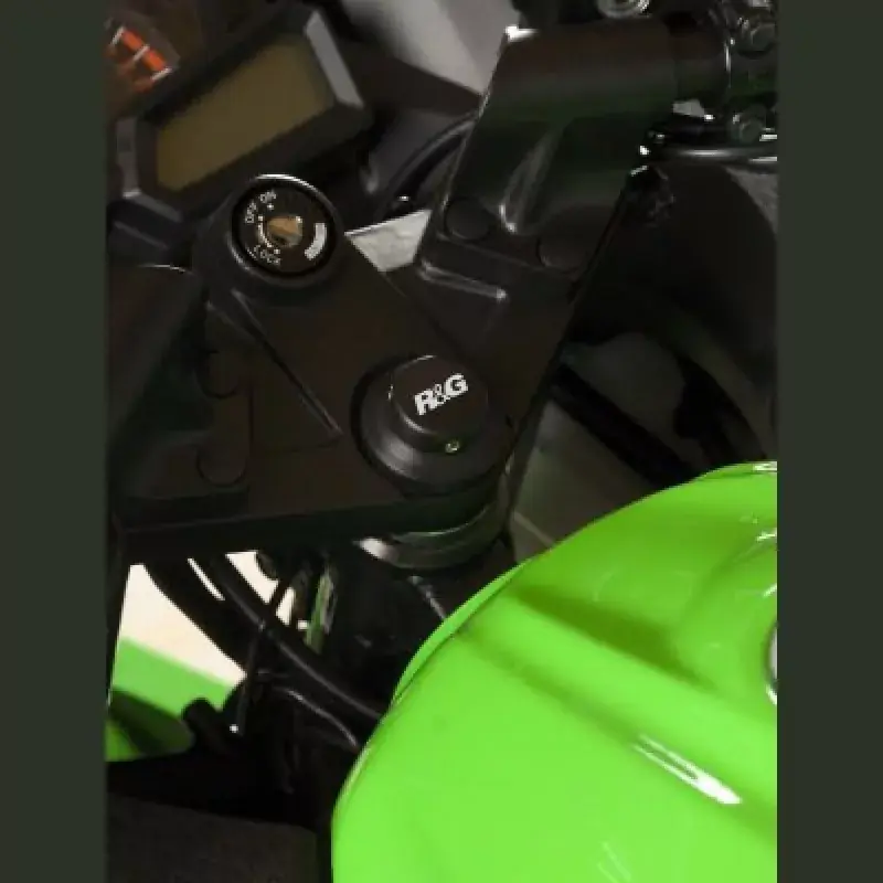 R&G Racing Gabelkopf Abdeckung passend für Kawasaki Ninja 250 / 300 Expressversand