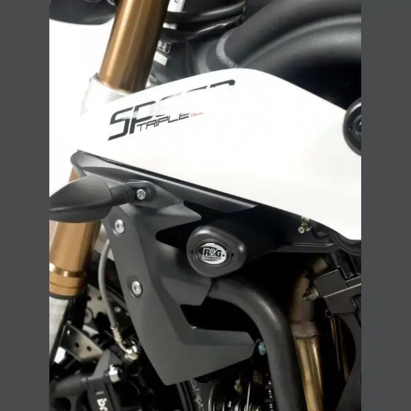 R&G Sturzpads front No Cut passend für Triumph Speed Triple 1050 / R / S / RS 2011–2020 Zertifiziert