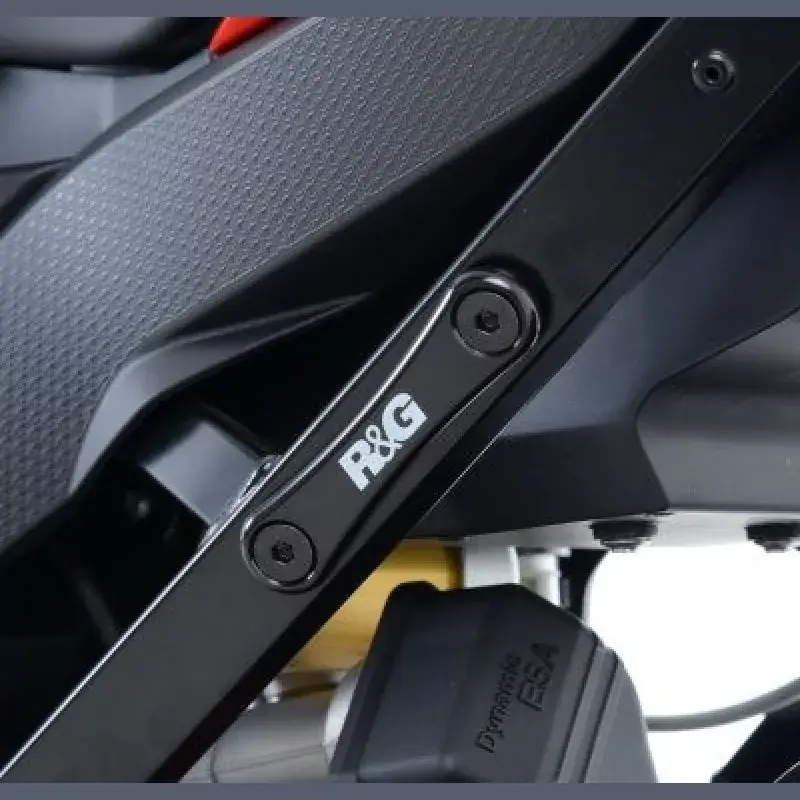Neu R&G hintere Fußrastenabdeckung passend für BMW S 1000 XR, Triumph 660