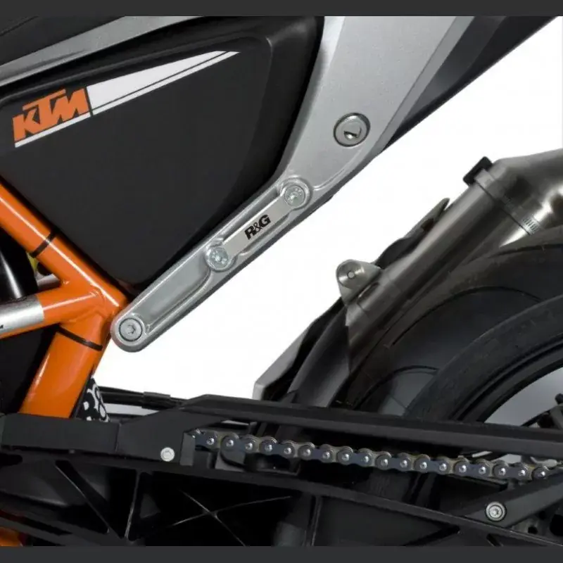 Ausverkauf R&G hintere Fußrastenabdeckung passend für KTM Duke 690 / 690 R ab 2012