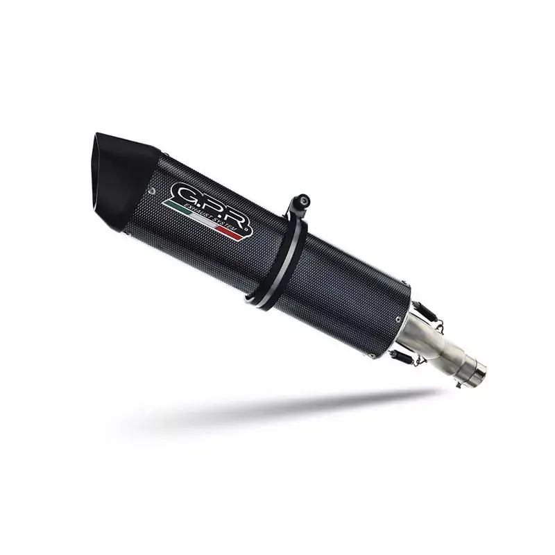 Kostenloser Versand GPR Furore Evo4 Poppy Slip-on Auspuff passend für Malaguti XSM 125 Supermoto 2021-2023