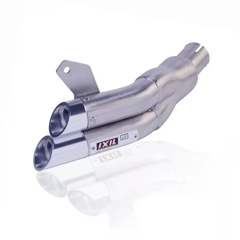 IXIL Hyperlow Endtopf Edelstahl / Endkappe Aluminium passend für Honda CB 600 F Hornet 2007-2013 & CBR 600 F 2011-2014 Neuheit