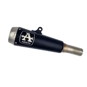 Arrow Pro-Race Endschalldämpfer Edelstahl Schwarz passend für Kawasaki Z 400 & Ninja 400 Super-Preis