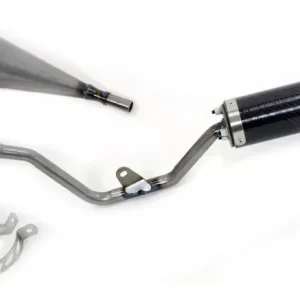 Ausverkauf Racing Alluminium Endschalldämpfer passend für Fantic Motor Enduro 50 2T