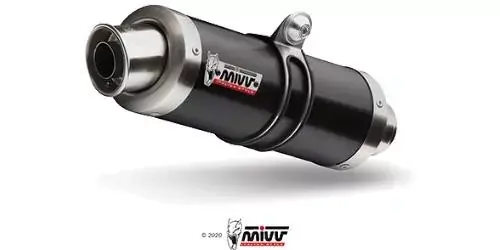MIVV Endschalldämpfer GP Black Steel passend für Yamaha YZF-R 125 / MT-125 Neue Kollektion