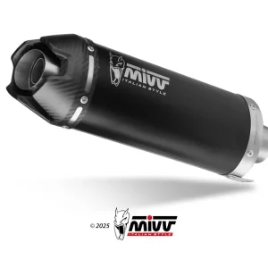 Neu MIVV AK-1 Endschalldämpfer Edelstahl Schwarz passend für CF MOTO 450 SR 23-24