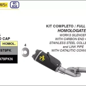 ARROW WORKS Titan Komplettanlage passend für Suzuki GSX-8 R / GSX-8 S Zertifiziert