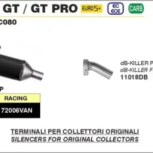 Letzte Chance ARROW VELOCE Endschalldämpfer passend für Triumph Tiger 900 (ab 2024)