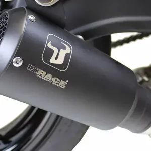 Kostenloser Rückversand IXRace MK2 Endschalldämpfer Schwarz passend für KTM 990 Duke E-geprüft