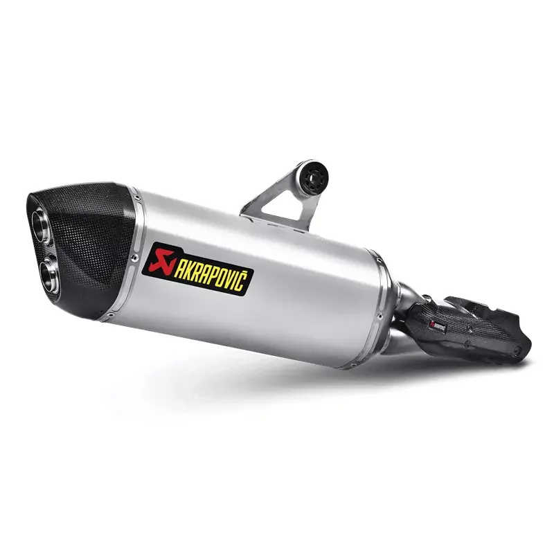 Zertifiziert Akrapovic Slip-On Line (Titanium) Auspuff passend für BMW R1200GS / Adventure 2013–2016