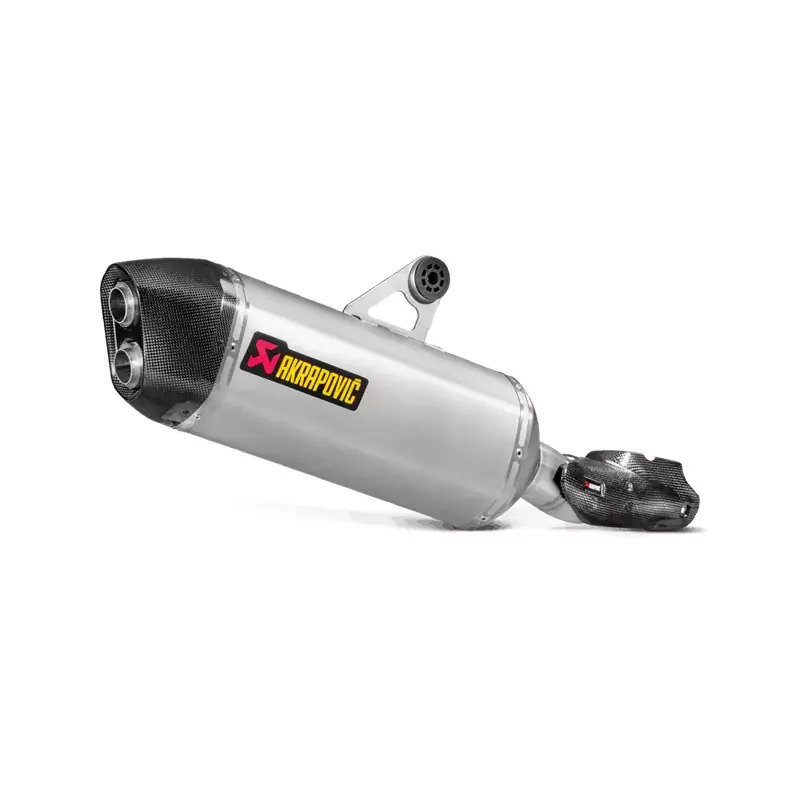 Markenprodukt Akrapovic Slip-On Line (Titanium) Auspuff passend für BMW R1200GS / Adventure 2013–2018