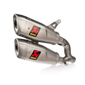 Rabatt Akrapovic Slip-On Line (Titanium) Auspuff passend für Ducati Monster ab 2021