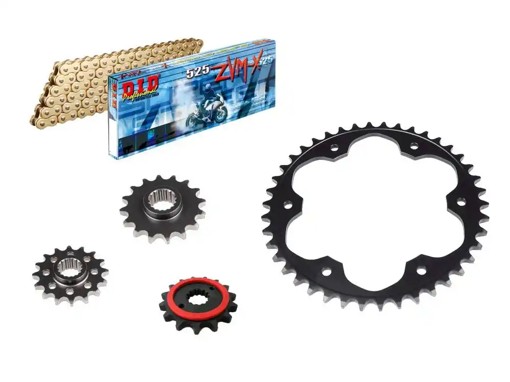 Highlight Kettensatz passend für BMW F 800 GS Adventure (13-) superstarker Kette 525ZVX3 / 525ZXW