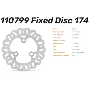 Jetzt Kaufen Moto-Master Bremsscheibe Flame vorne passend für Honda - 110799