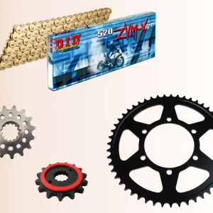 Sonderaktion DID Kettensatz passend für Triumph Daytona 660 (Bj.24-) DID520ZVMX Kette Straße / ERV-7 Racing