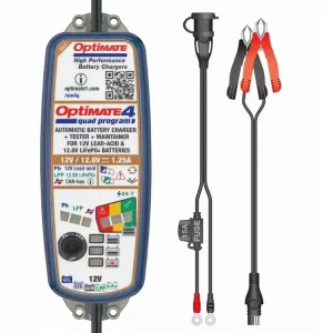 OptiMate4 / OptiMATE 4 Dual Quad Program Batterieladegerät 9-stufig, 12V AGM / Gel - TM-630 Schnäppchen