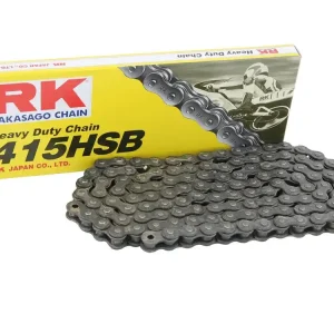 Preis Gesenkt Motorradkette RK 415 HSB Kette silbergrau 74 Glieder offen mit Clipschloss